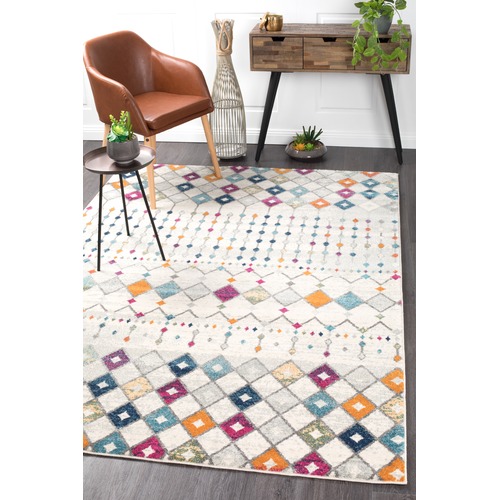 Anzali Colourful Power Loomed Modern Rug