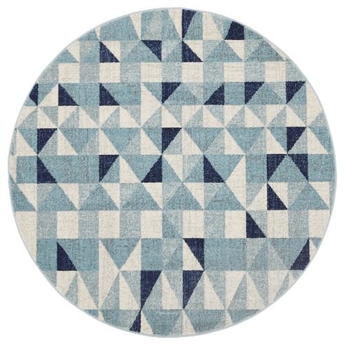 Network Miankaleh Blue Power Loomed Modern Round Rug Temple Webster Network Miankaleh Blue Power Loomed, Teal Round Rug Australia