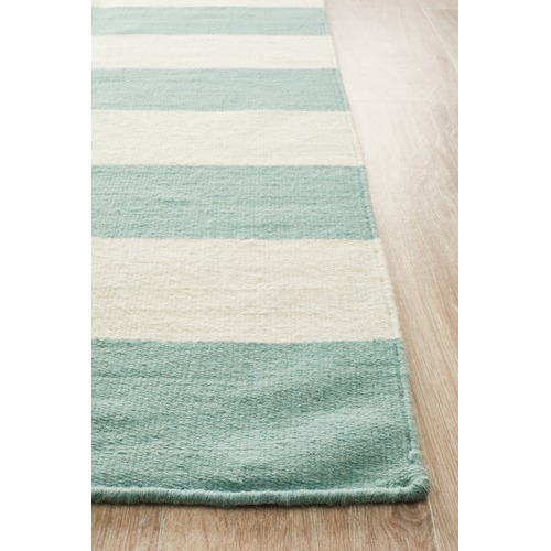 Icy Flat Weave Stripe Rug Temple & ster