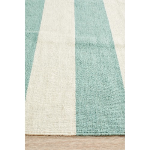 Icy Flat Weave Stripe Rug Temple & ster