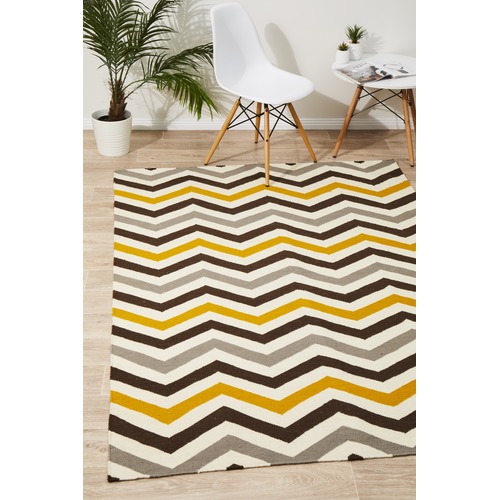 Flat Weave Design Rug