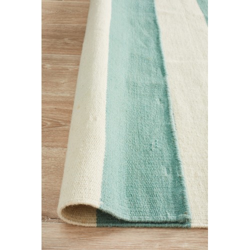 Icy Flat Weave Stripe Rug Temple & ster