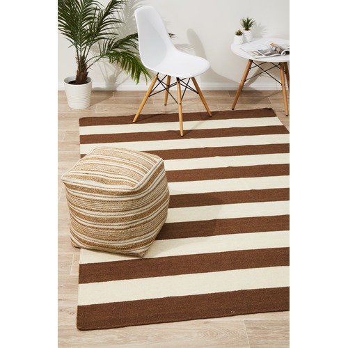 Stripe Flat Weave Rug