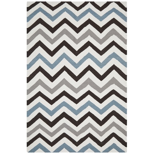 Ida Chevron Flat Weave Wool Rug