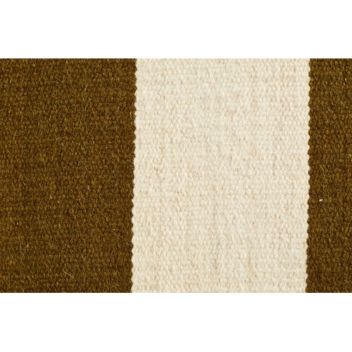 Earthy Flat Weave Stripe Rug