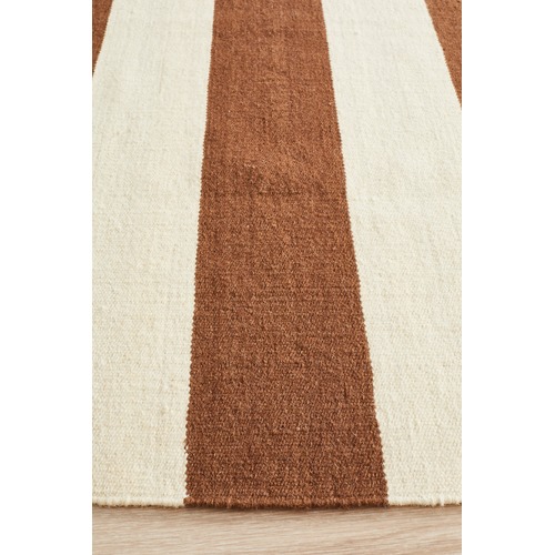 Stripe Flat Weave Rug