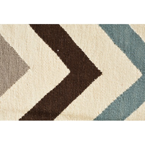 Ida Chevron Flat Weave Wool Rug