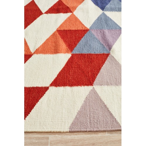 Network Skandi Flat Weave Rug Multi Temple & ster