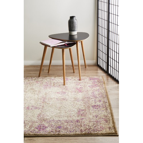 Aisha Vintage Ziegler Rug Pink Temple & ster