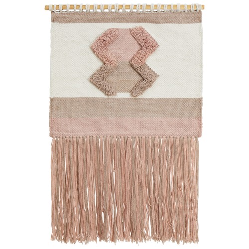 Salt Scandi Flatwoven Fringed Wall Hanging
