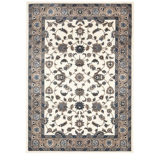 Classic-Rug-White-with-Beige-Border-SYD-1-WBEI