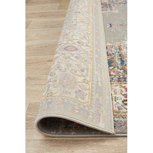 Network Rugs Grey Oriental Vintage Look Rug Temple & ster