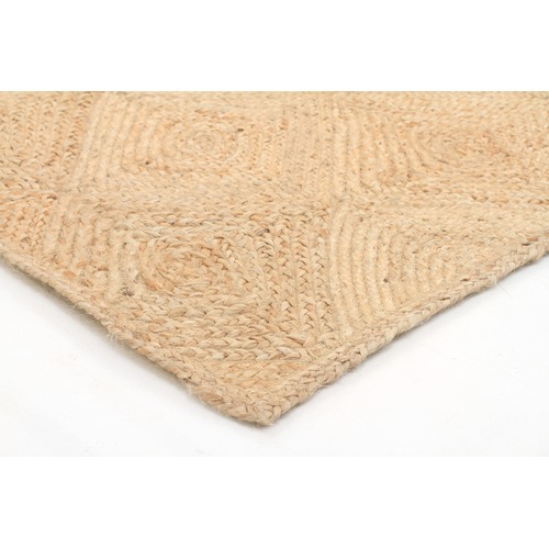 Network Rugs Natural Coastal Hand Braided Flat Woven Jute Rug