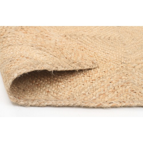 Network Rugs Natural Coastal Hand Braided Flat Woven Jute Rug
