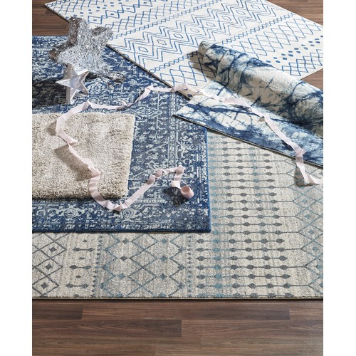 Network Rugs Navy Art Moderne Cezanne Rug
