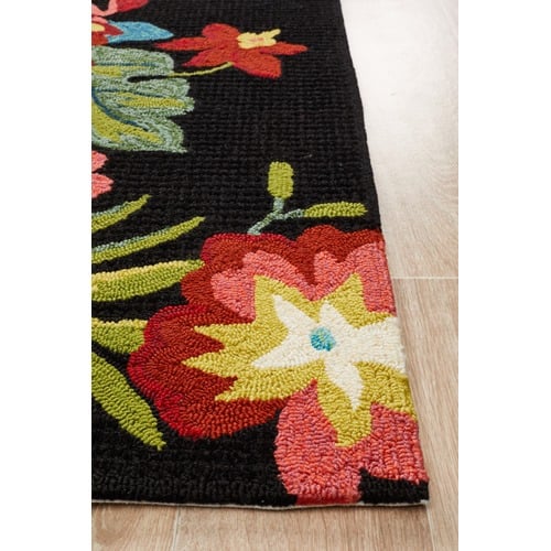 Dori-Black-and-Tropical-Hand-Tufted-Indoor-Outdoor-Rug