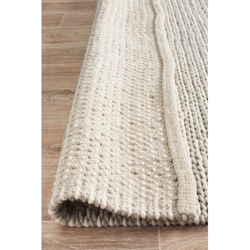 Network Sana Grey Hand Woven Flatweave Wool & Viscose Rug & Reviews