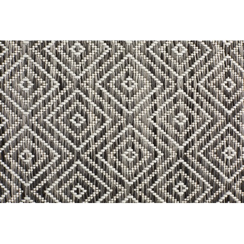 Charcoal-Grey-Diamond-Flat-Woven-Indoor-Outdoor-Rug-TER-5500-GRY