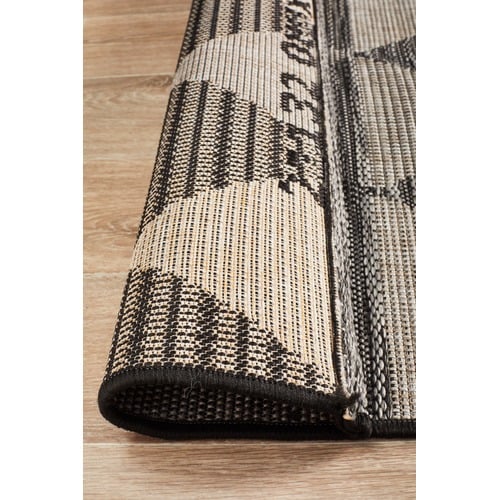 Black-and-Natural-Triangles-Flat-Woven-Indoor-Outdoor-Rug-TER-5503-BLK