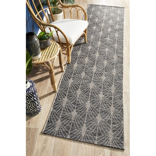 Black-and-Natural-Art-Deco-Flat-Woven-Indoor-Outdoor-Rug-TER-5502-BLK