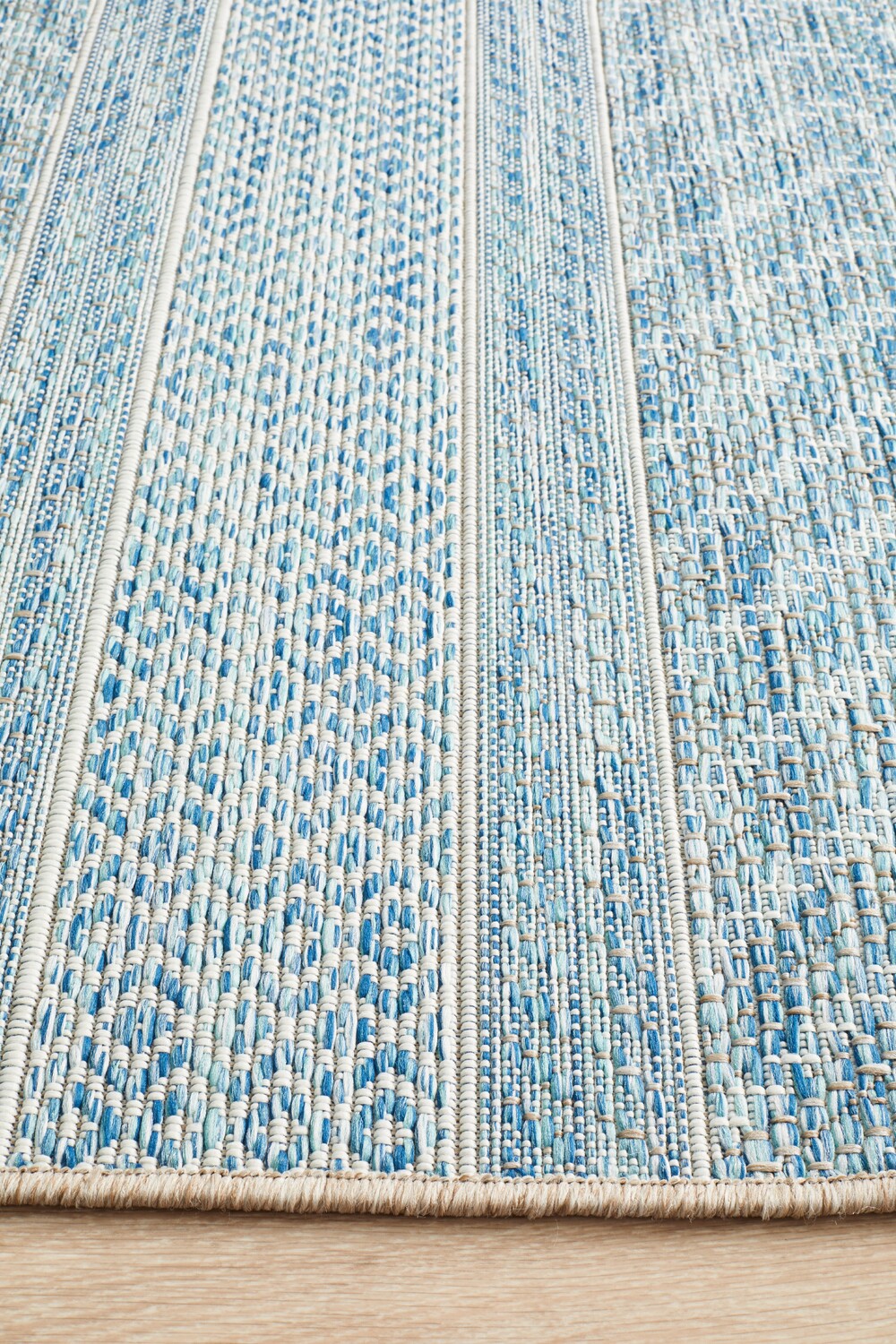 Blue-and-Natural-Flat-Woven-Indoor-Outdoor-Runner