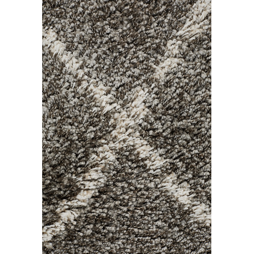 Pebble Grey Samira Fringed Rug