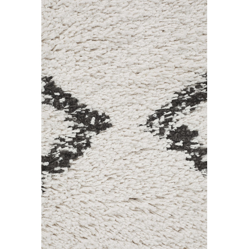 Monochrome Buchra Fringed Rug