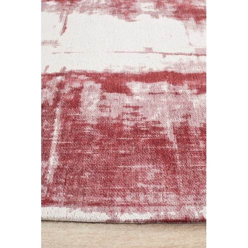 Rose Matisse Jacquard Cotton & Chenille Rug