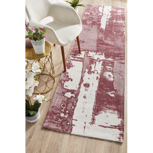 Rose Matisse Jacquard Cotton & Chenille Rug