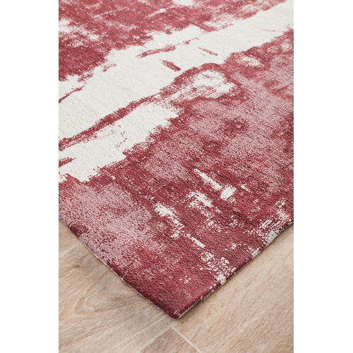 Rose Matisse Jacquard Cotton & Chenille Rug