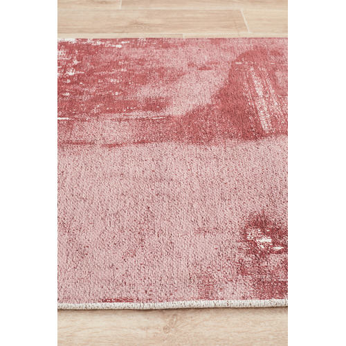 Rose Matisse Jacquard Cotton & Chenille Rug