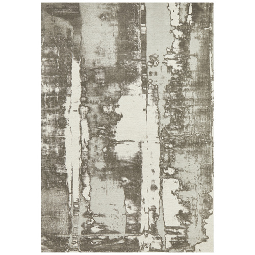 Silver Matisse Jacquard Cotton & Chenille Rug