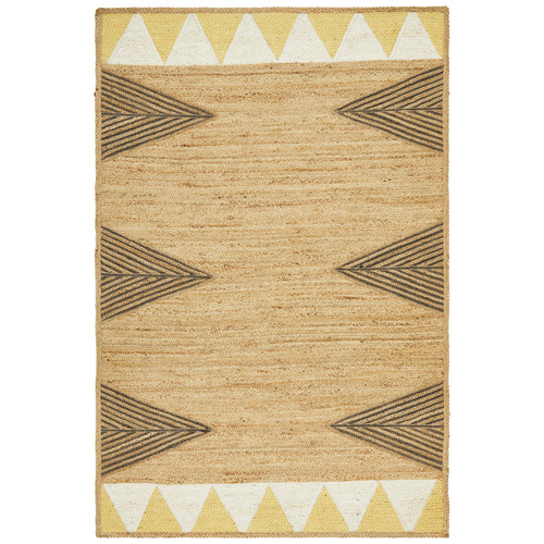 Yellow Calla Jute Flat Weave Rug