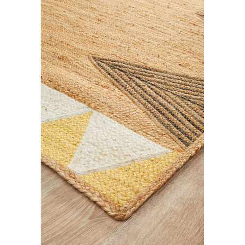 Yellow Calla Jute Flat Weave Rug