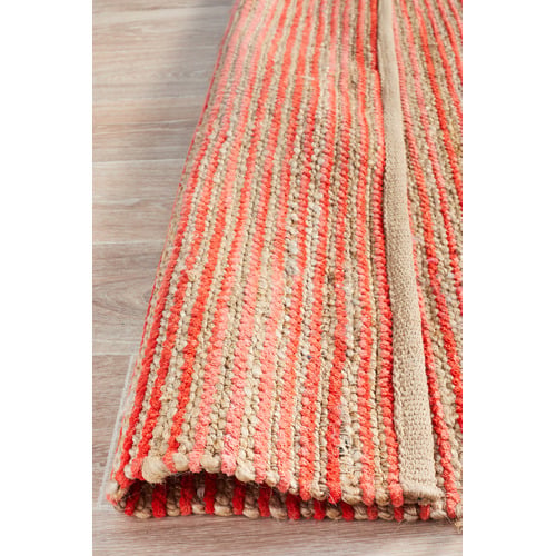 Pastel Rumbaua Jute & Cotton Chenille Flat Weave Rug