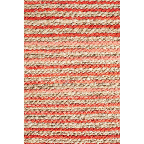 Pastel Rumbaua Jute & Cotton Chenille Flat Weave Rug