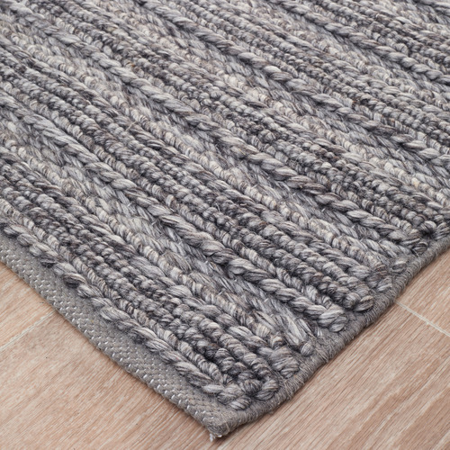 Steel Astrid Hand Woven Rug