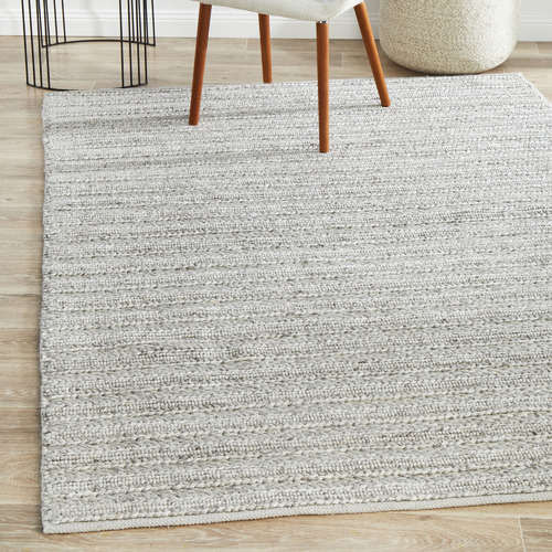 Silver Astrid Hand Woven Rug