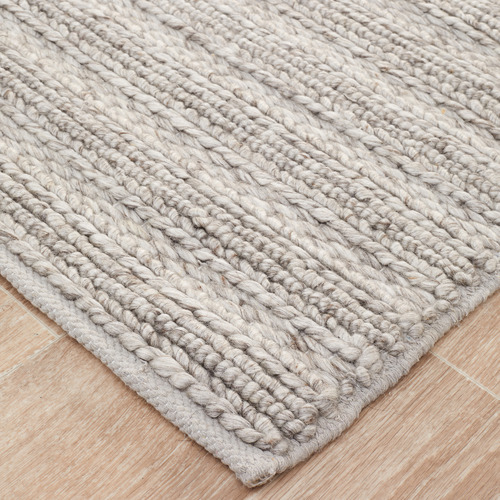 Silver Astrid Hand Woven Rug