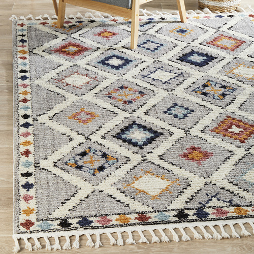 Network Grey Plush Moroccan Rug & Reviews Temple & ster