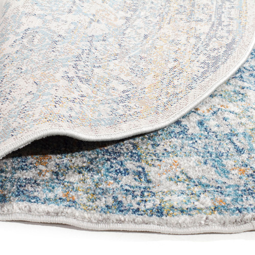 Silver Round Art Moderne Cassandre Rug Temple & ster