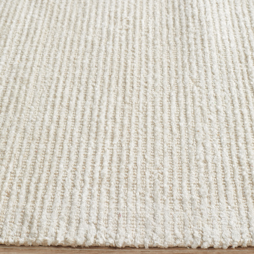 Network Rugs Ivory Rayon & Cotton Modern Rug | Temple & Webster