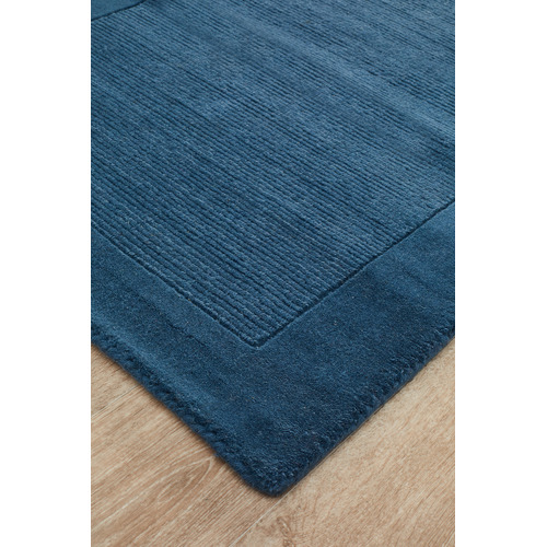 Network Luxor Wool Petrol Contemporary Rug & Reviews Temple & ster