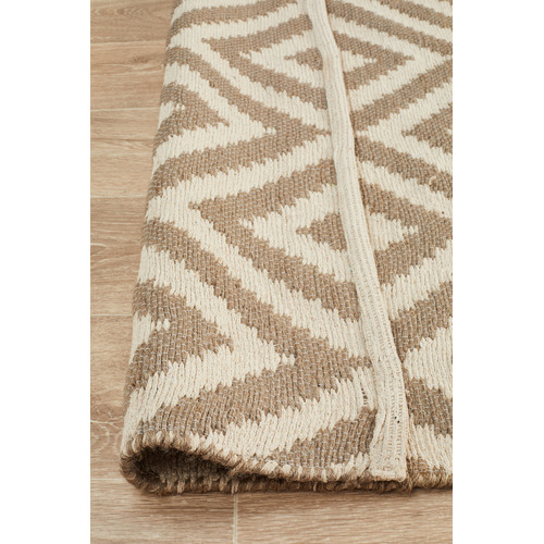 Alva Chevron Modern Flatweave Rug Temple Webster