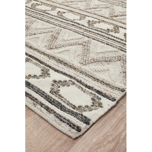 Network Rugs Humphrey Natural Hand Loomed Reversible Rug | Temple & Webster