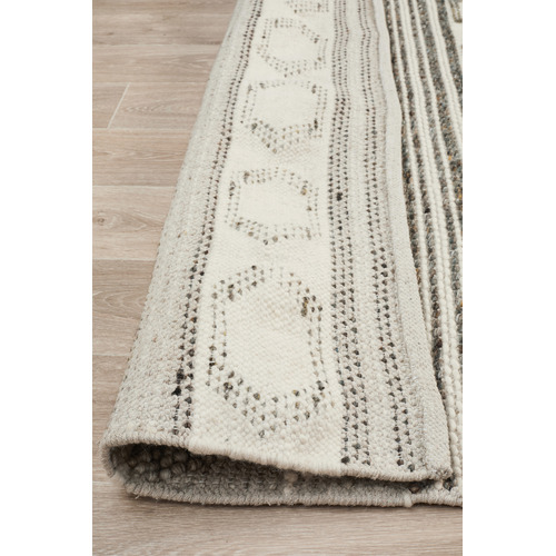 Network Rugs Humphrey Natural Hand Loomed Reversible Rug | Temple & Webster