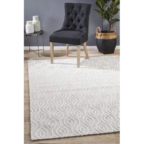 Garrett Jacquard Wool & Viscose Modern Rug
