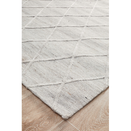 Mullins Jacquard Wool & Viscose Modern Rug
