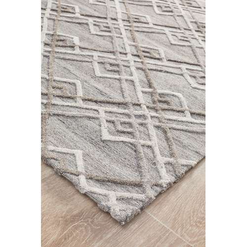 Tricia Jacquard Wool & Viscose Modern Rug