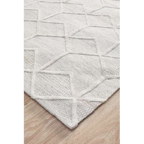 Reid Jacquard Wool & Viscose Modern Rug